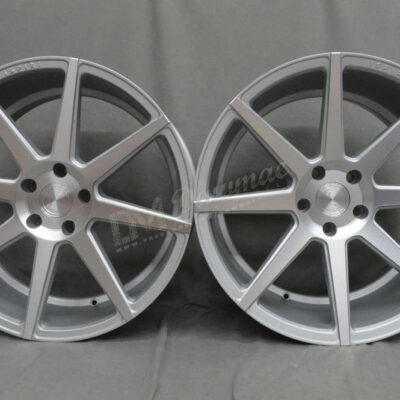 Ispiri ISR8 20" 9J ET35 + 10,5J ET35 5x120 Satin Silver Machined