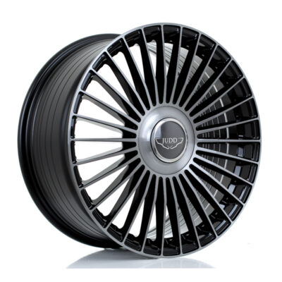 JUDD JSF9 20" 9J ET25-50 BLANK GLOSS BLACK TITANIUM BRUSHED