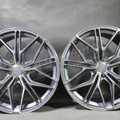 JUDD JSF7 22" 9,5J ET20-50 + 10,5J ET25-45 5x100-5x130 Titanium