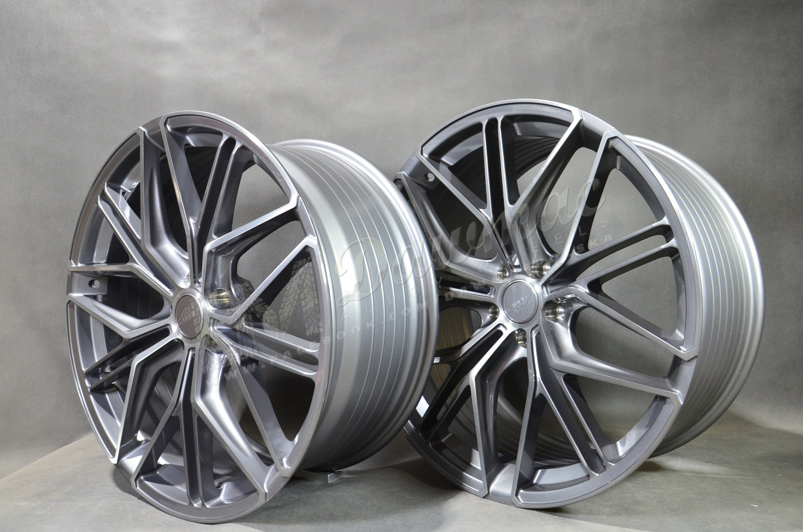 JUDD JSF7 22" 9,5J ET20-50 + 10,5J ET25-45 5x100-5x130 Titanium - obrazek 5