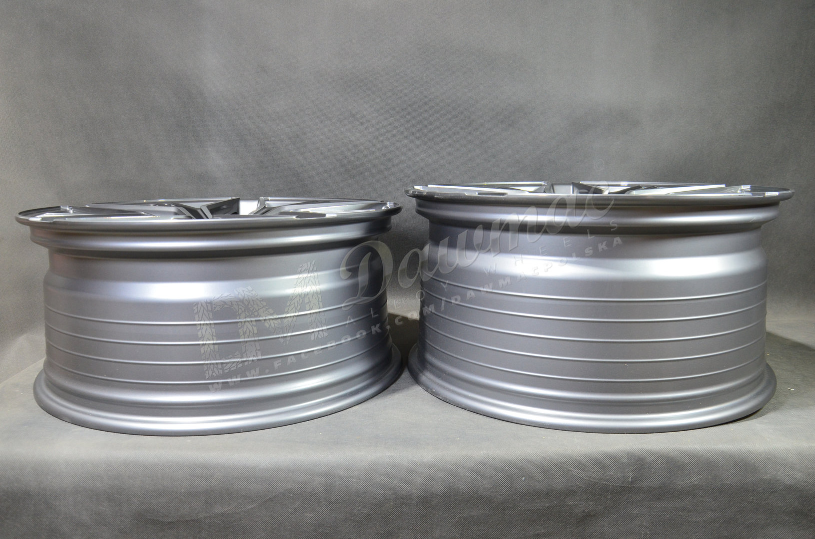 JUDD JSF7 22" 9,5J ET20-50 + 10,5J ET25-45 5x100-5x130 Titanium - obrazek 6