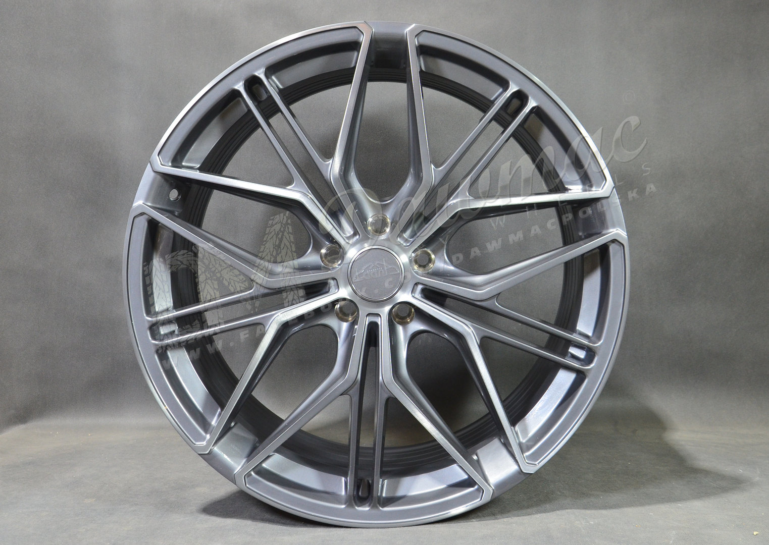 JUDD JSF7 22" 9,5J ET20-50 5x100-5x130 Titanium - obrazek 2