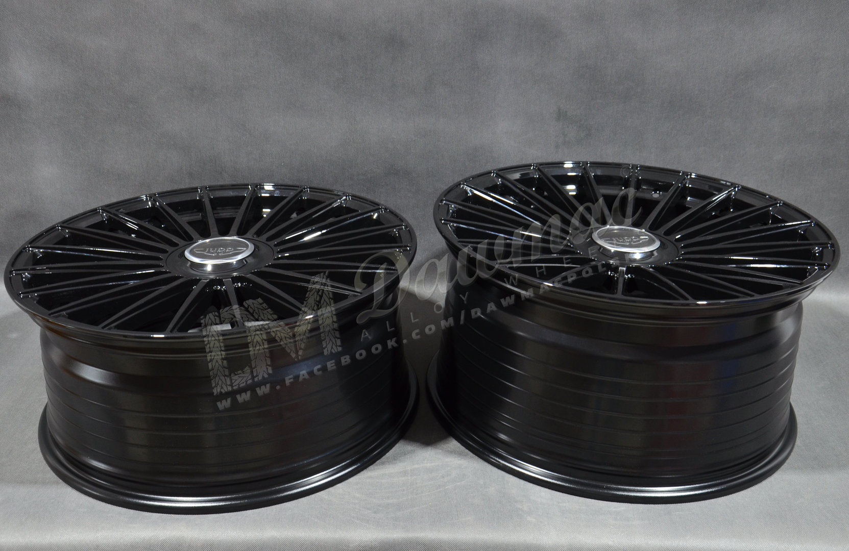 JUDD JSF8 22" 9,5J ET35-50 + 11J ET32-50 5x100-5x130 Gloss Black - obrazek 6