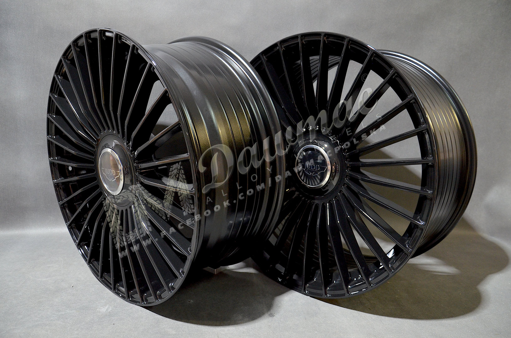 JUDD JSF9 22" 9J ET15-45 + 10,5J ET25-45 5x108-5x130 Gloss Black - obrazek 5