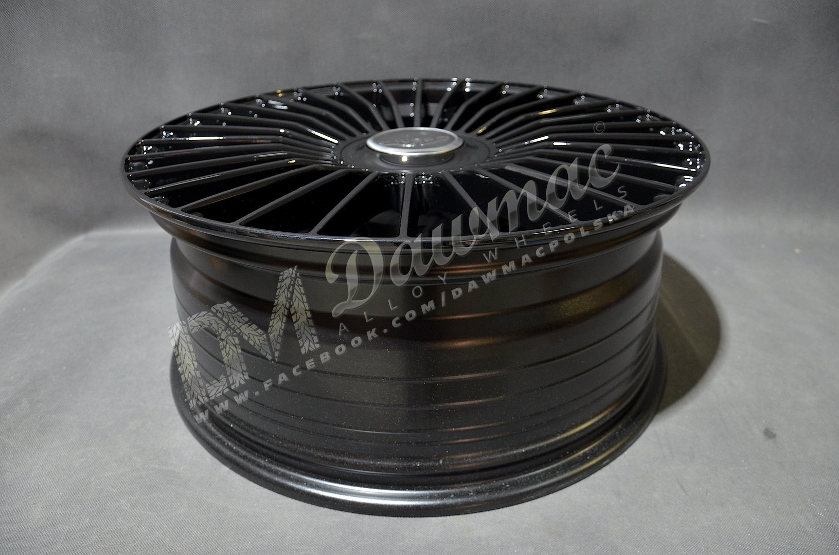 JUDD JSF9 22" 9J ET15-45 5x108-5x130 Gloss Black Titanium Brushed - obrazek 6