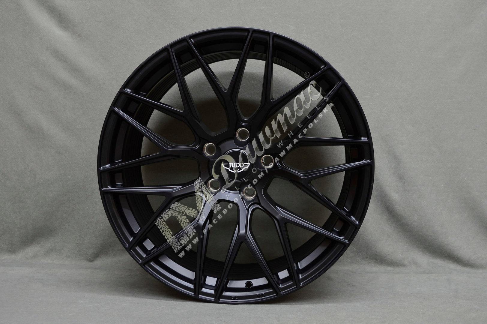 JUDD Model One 20" 8,5J ET25-45 + 10J ET23-ET45 5x108-5x130 Satin Black - obrazek 2