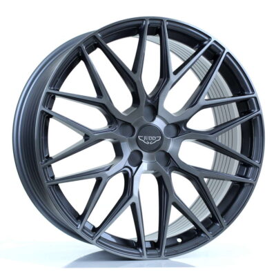 JUDD Model One 21" 11J ET22-55 5x108-5x130 Titanium Brushed