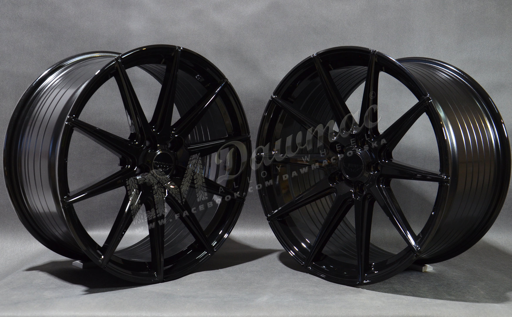 JUDD T311R 20" 9,5J ET20-45 + 10,5J ET25-ET45 5x100-5x130 Gloss Black - obrazek 3