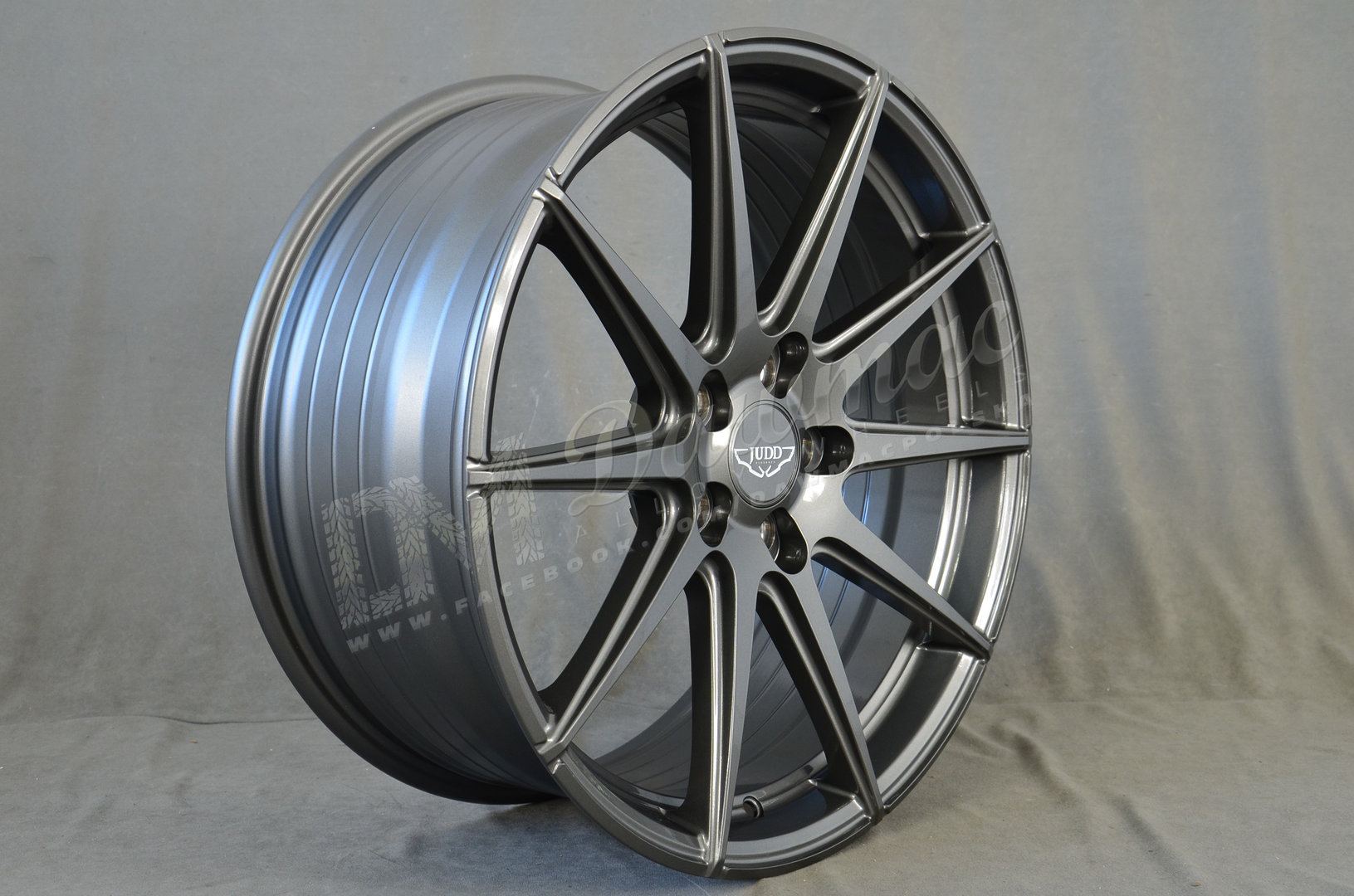 JUDD T311R 20" 9,5J ET20-45 + 10,5J ET25-ET45 5x100-5x130 Gloss Gunmetal - obrazek 4