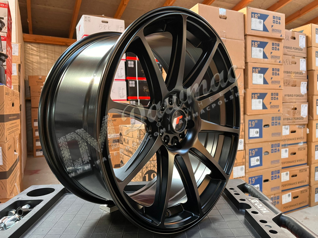 Japan Racing JR11 18" 8,5J ET35 5x100/5x108 Matt Black - obrazek 3