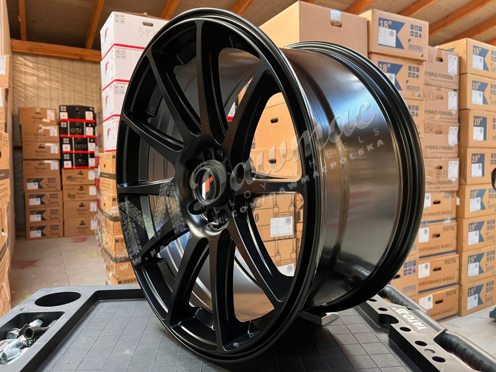 Japan Racing JR11 18" 8,5J ET35 5x100/5x108 Matt Black - obrazek 4