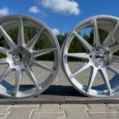 Japan Racing JR11 20" 8,5J ET25 + 10J ET40 5x112 Hyper Silver