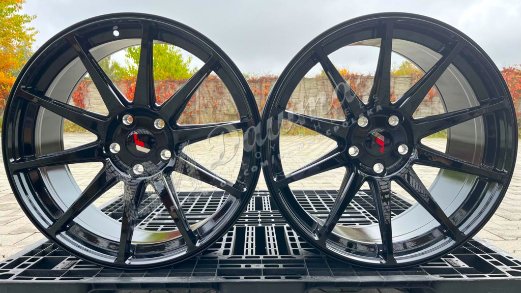 Japan Racing JR11 20" 8,5J ET35 + 10J ET40 5x120 Glossy Black - obrazek 2