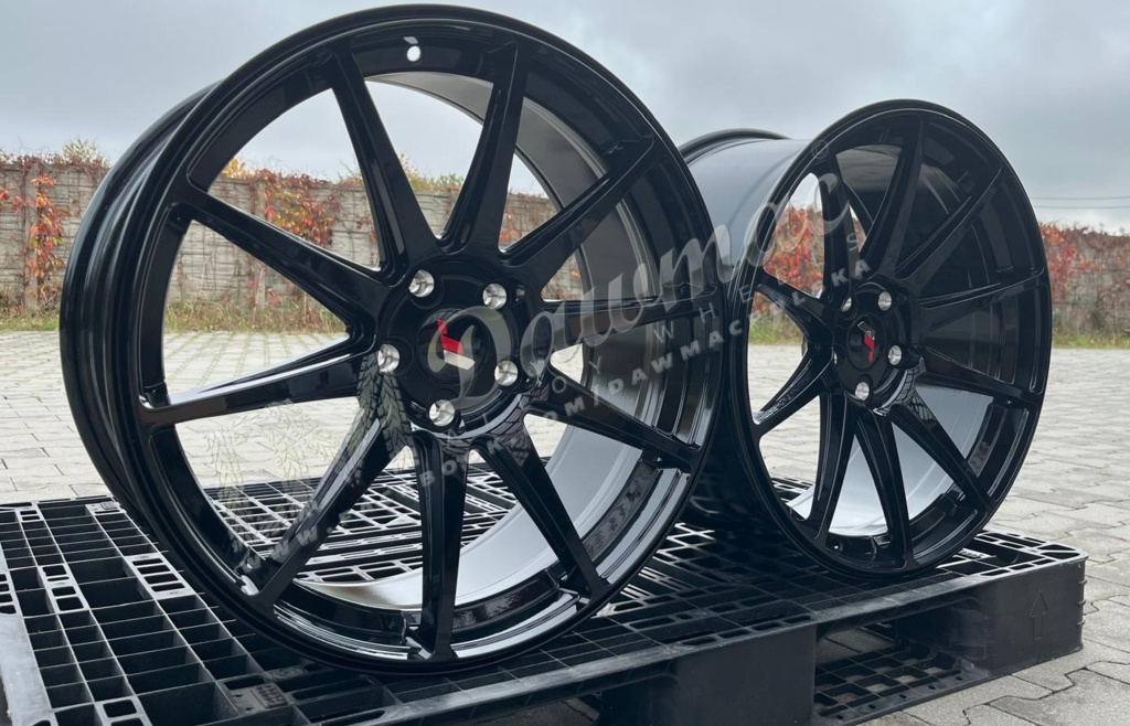 Japan Racing JR11 20" 8,5J ET35 + 10J ET40 5x120 Glossy Black - obrazek 4