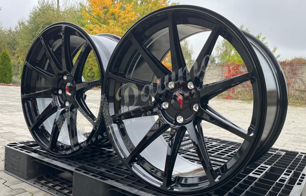 Japan Racing JR11 20" 8,5J ET35 + 10J ET40 5x120 Glossy Black - obrazek 5