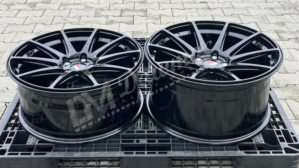 Japan Racing JR11 20" 8,5J ET35 + 10J ET40 5x120 Glossy Black - obrazek 8