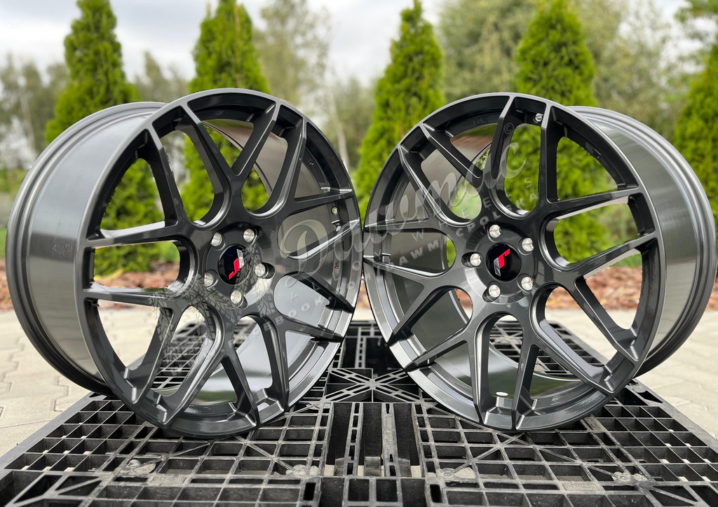 Japan Racing JR18 20" 8,5J ET25 + 9,5J ET35 5x112 Hyper Gray - obrazek 3