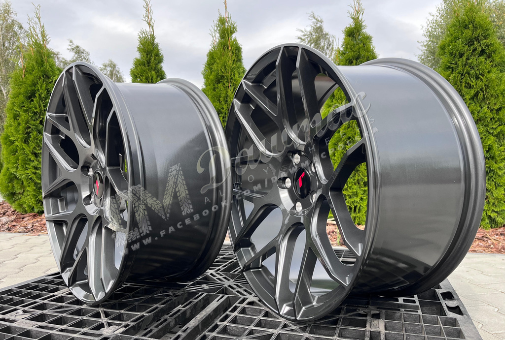 Japan Racing JR18 20" 8,5J ET25 + 9,5J ET35 5x112 Hyper Gray - obrazek 7