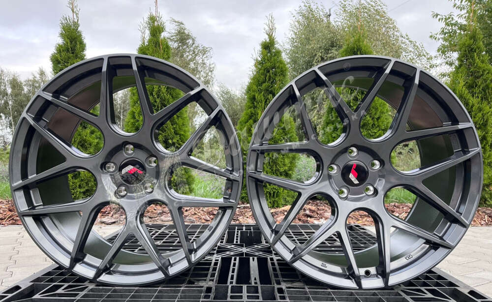 Japan Racing JR18 20" 9J ET30 + 10J ET40 5x112 Hyper Gray