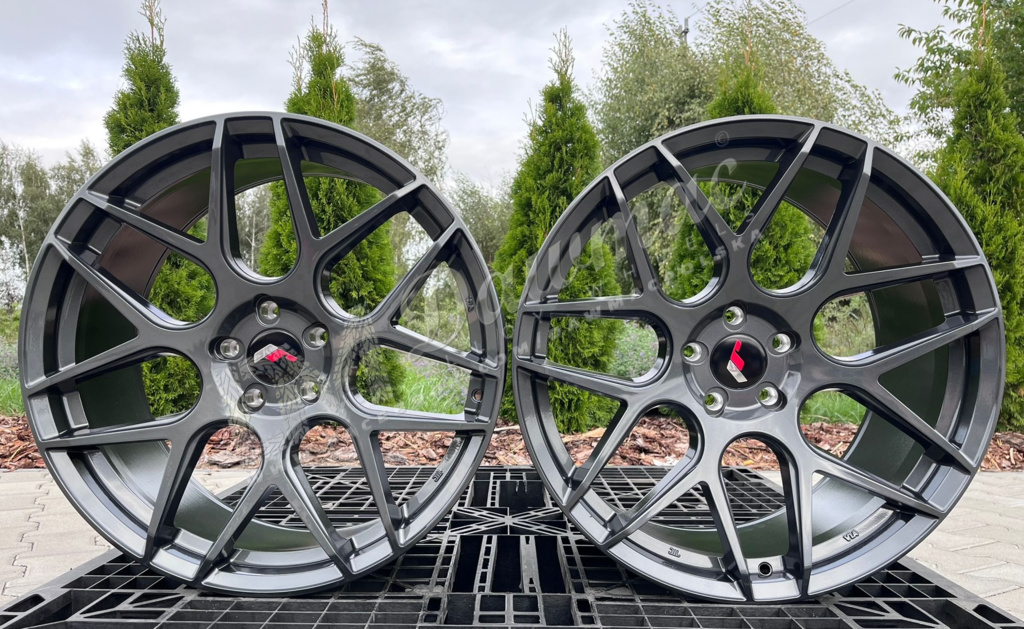 Japan Racing JR18 20" 9J ET30 + 10J ET40 5x112 Hyper Gray - obrazek 2