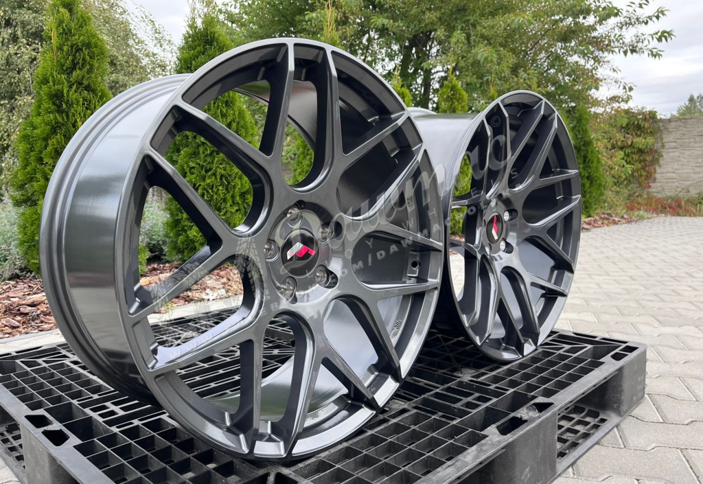 Japan Racing JR18 20" 9J ET30 + 10J ET40 5x112 Hyper Gray - obrazek 4
