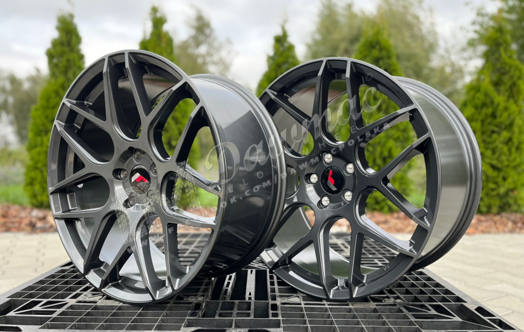 Japan Racing JR18 20" 9J ET30 + 10J ET40 5x112 Hyper Gray - obrazek 7