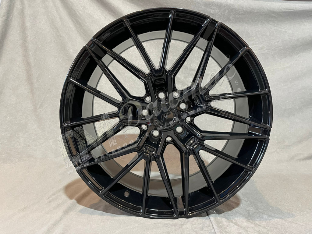 Japan Racing JR38 19" 8,5J ET40 5x112 Gloss Black - obrazek 2