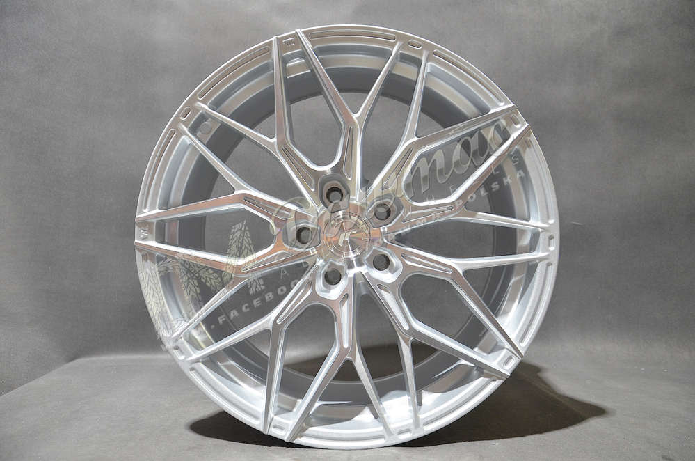 Japan Racing JR46 19" 8,5J ET45 5x112 Silver w/ Machined Face