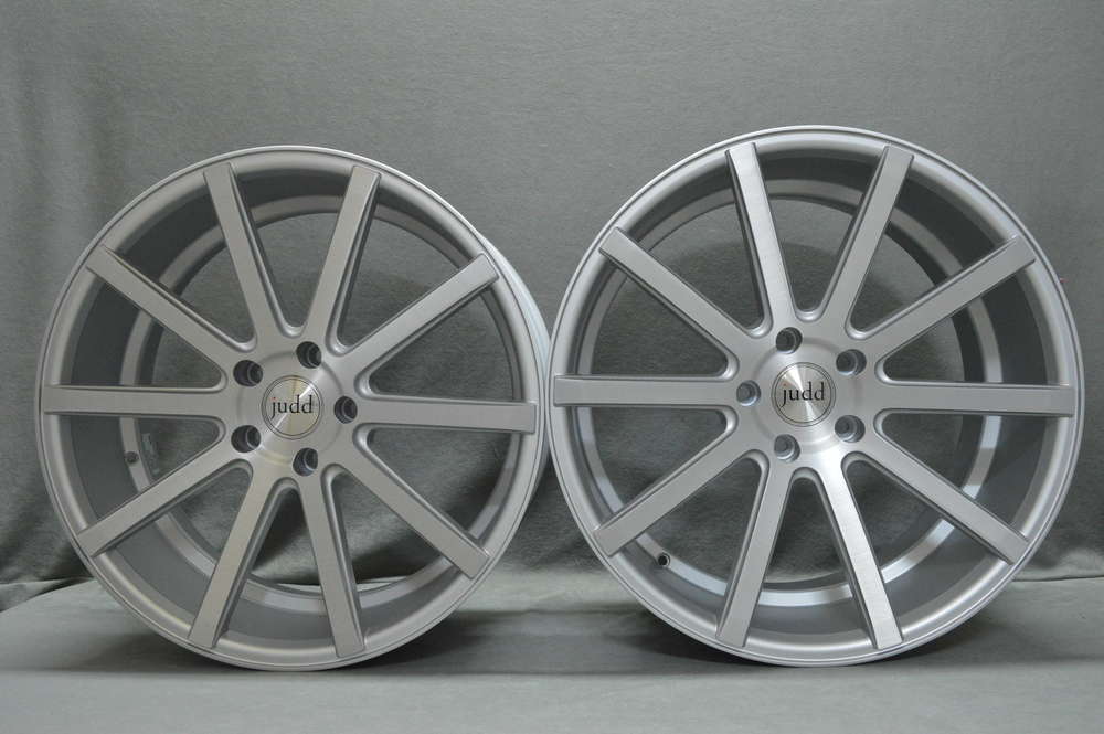 Judd T202 20" 8,5J ET38 + 10J ET42 5x120 Matt Silver Brushed Polished