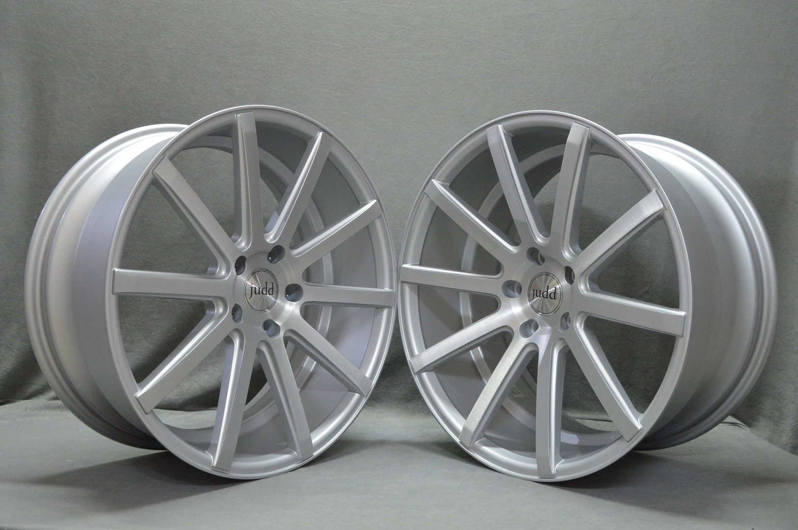 Judd T202 20" 8,5J ET38 + 10J ET42 5x120 Matt Silver Brushed Polished - obrazek 4