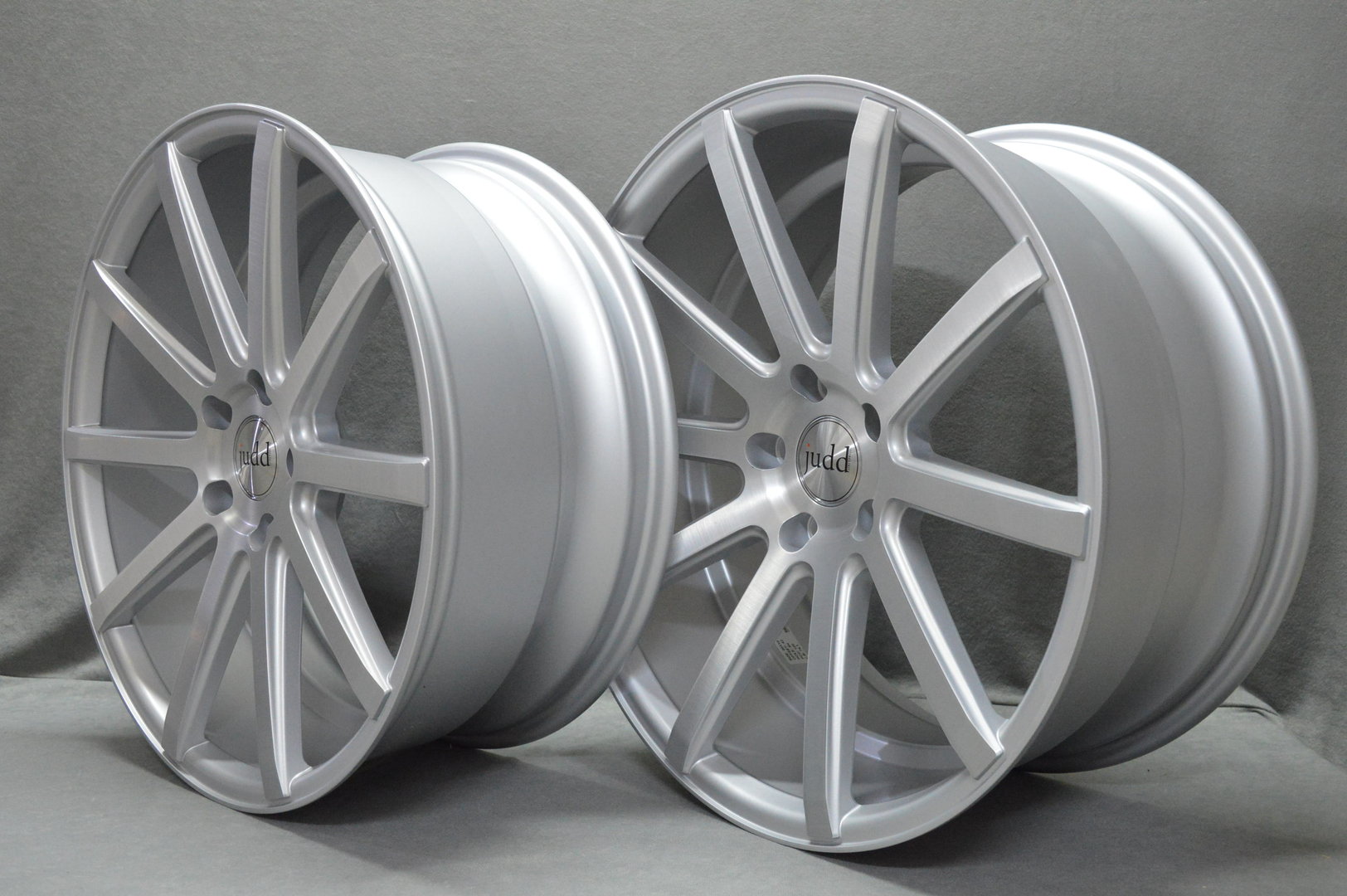 Judd T202 20" 8,5J ET38 + 10J ET42 5x120 Matt Silver Brushed Polished - obrazek 5