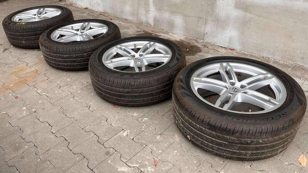 Koła Porsche 19" 8J ET21 + 9J ET21 5x112 + Pirelli Scorpion Verde + TPMS