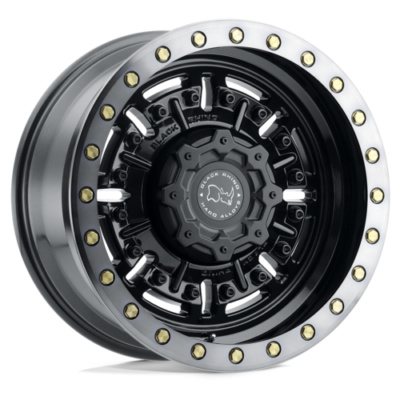 Black Rhino Abrams 17" 9,5J ET-18 5x127 Gloss Gun Black w/ Machined Dark Tint
