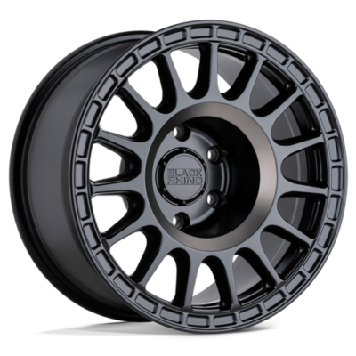 Black Rhino Sandstorm DT 18" 8,5J ET0 6x139,7 Semi Gloss Black w/ Machined Black Tint Ring