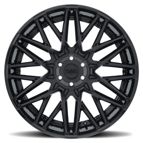 Black Rhino Morocco 22" 10J ET30 5x127 Gloss Black - obrazek 3