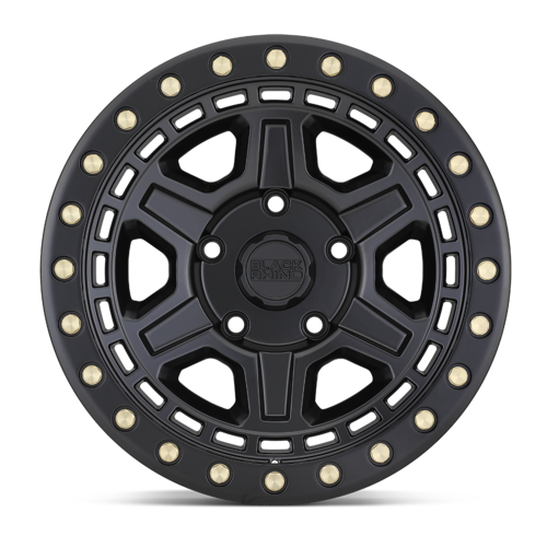 Black Rhino Reno 18" 9,5J ET12 6x139,7 Matte Black w/ Brass Bolts - obrazek 3