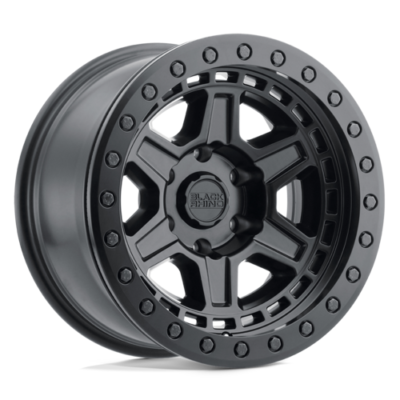 Black Rhino Reno 18" 9,5J ET12 6x139,7 Matte Black w/ Brass Bolts