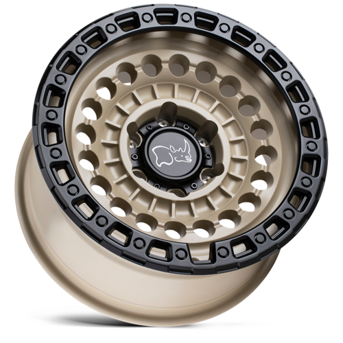 Black Rhino Sentinel 20" 9,5J ET12 8x165,1 Desert Sand w/ Black Ring - obrazek 4