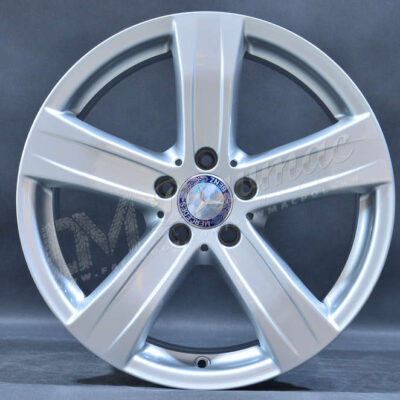MERCEDES 18" 8J ET43 5x112 Silver ORYGINALNE FELGI MERCEDES