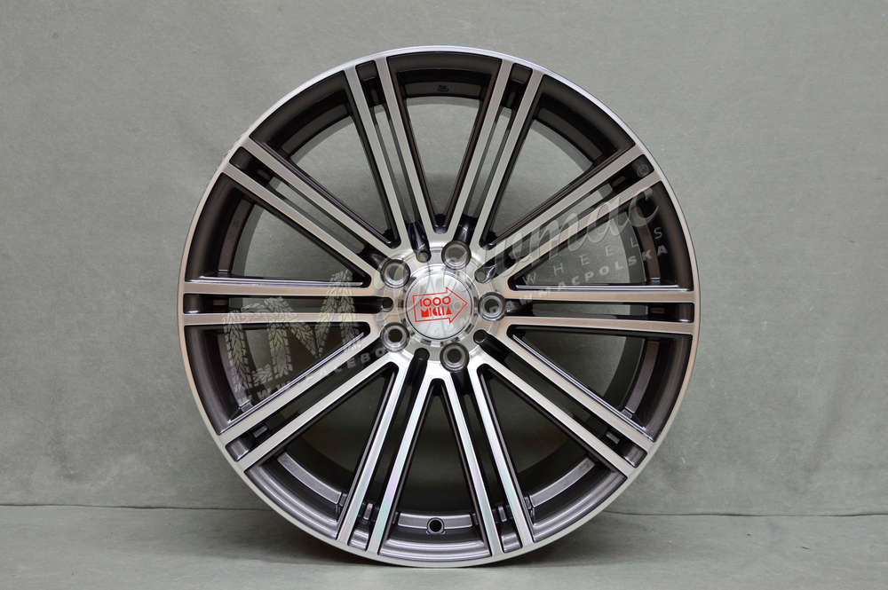 MODEL:1005 19" 9,5J ET50 5x112 Dark Anthracite Gloss Polished