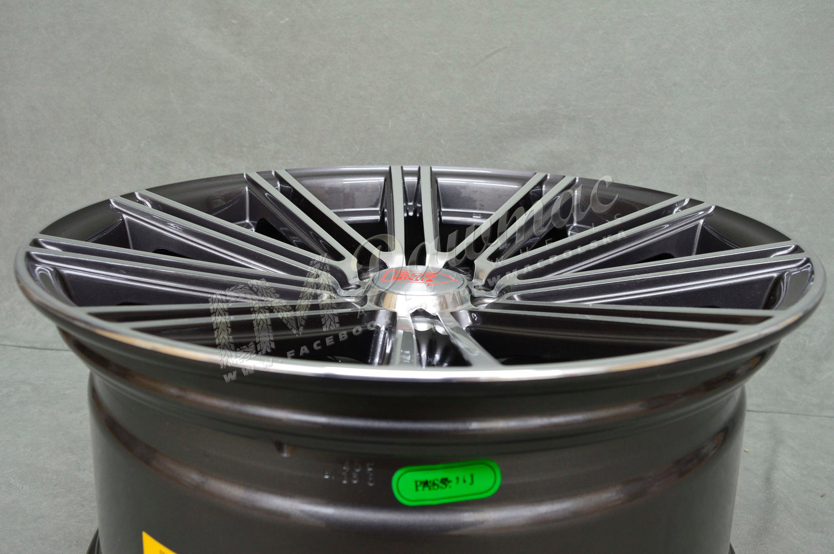 MODEL:1005 19" 9,5J ET50 5x112 Dark Anthracite Gloss Polished - obrazek 7