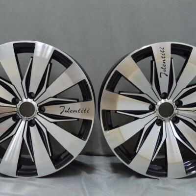 MODEL:208 19" 8J ET38 + 9J ET35 5x120 BLK Polish