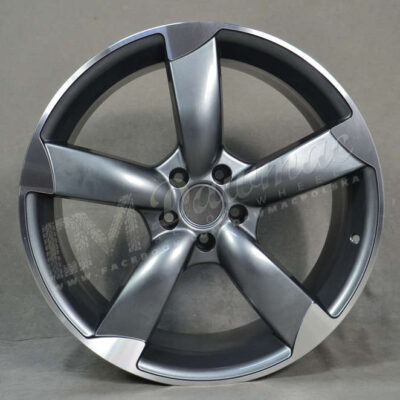 Model: 5328 20" 9J ET35 5x112 Dark Grey Polished