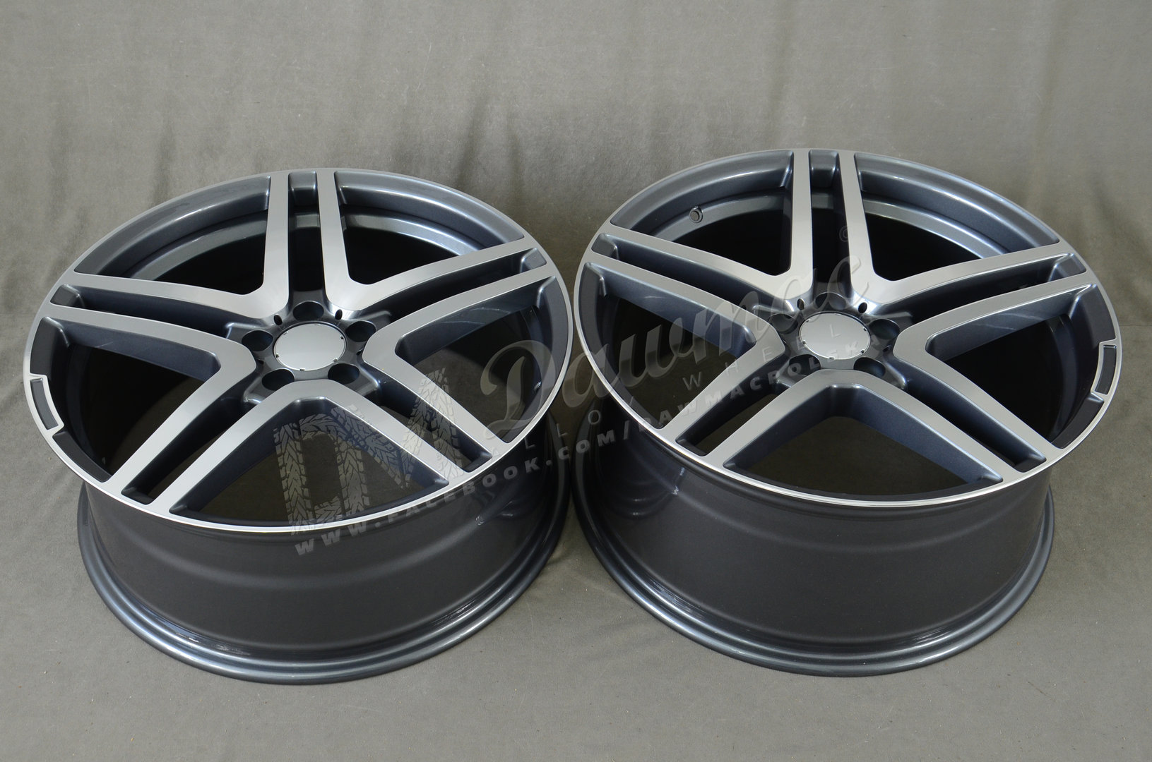 Model: 5468 20" 8,5J ET40 + 9,5J ET45 5x112 Gunmetal Machined - obrazek 6