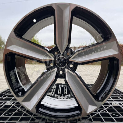 Model: A5400 20" 9J ET30 5x112 Black Machined