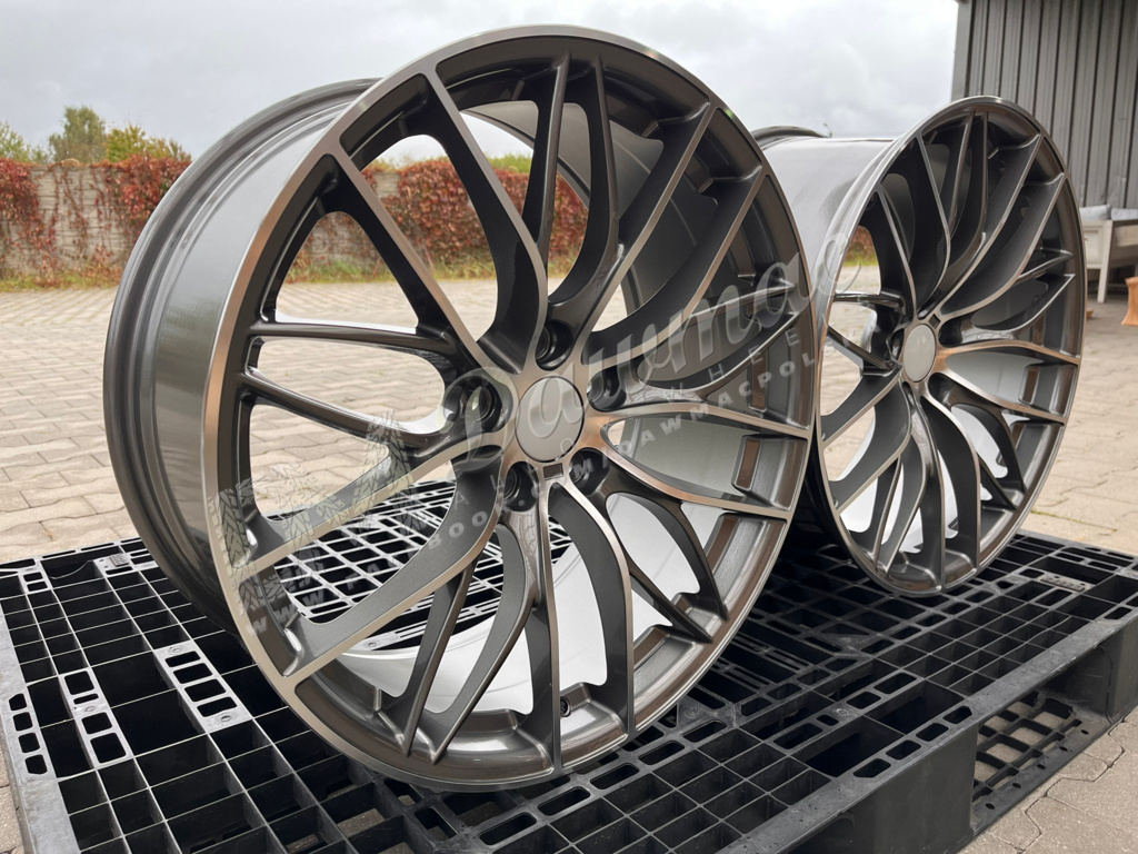 Model: B0216 20" 8,5J ET35 + 9,5J ET38 5x120 Gunmetal Machined - obrazek 4