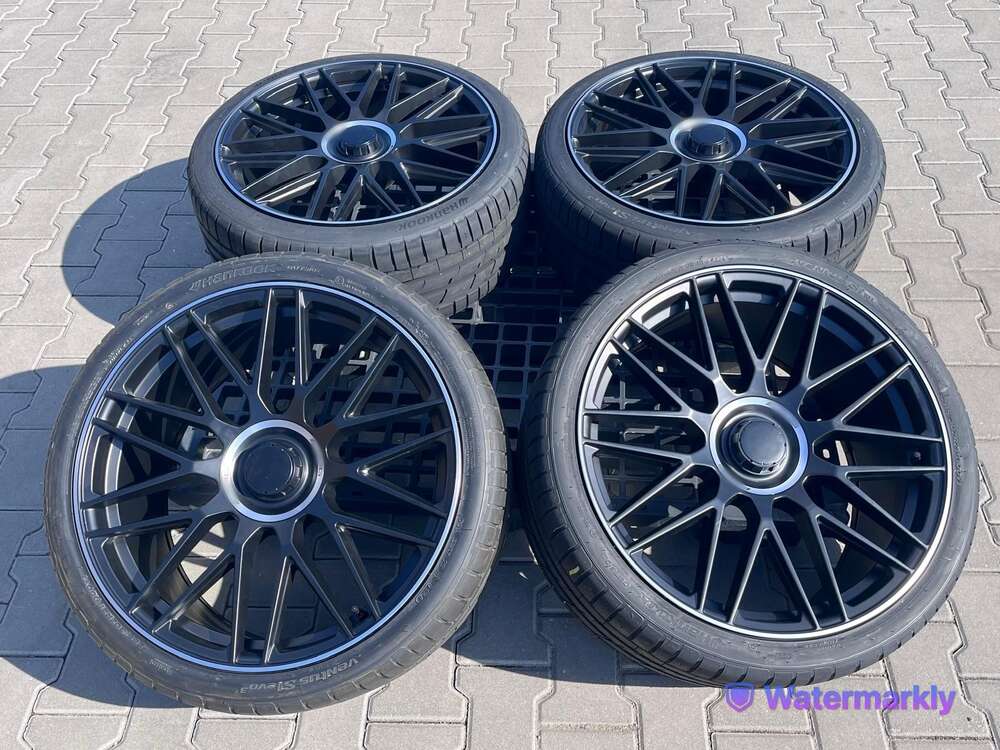 Model: Y0207 21" 9J ET30 + 10J ET40 5x112 BLHM + Hankook Ventus S1 Evo3 + TPMS