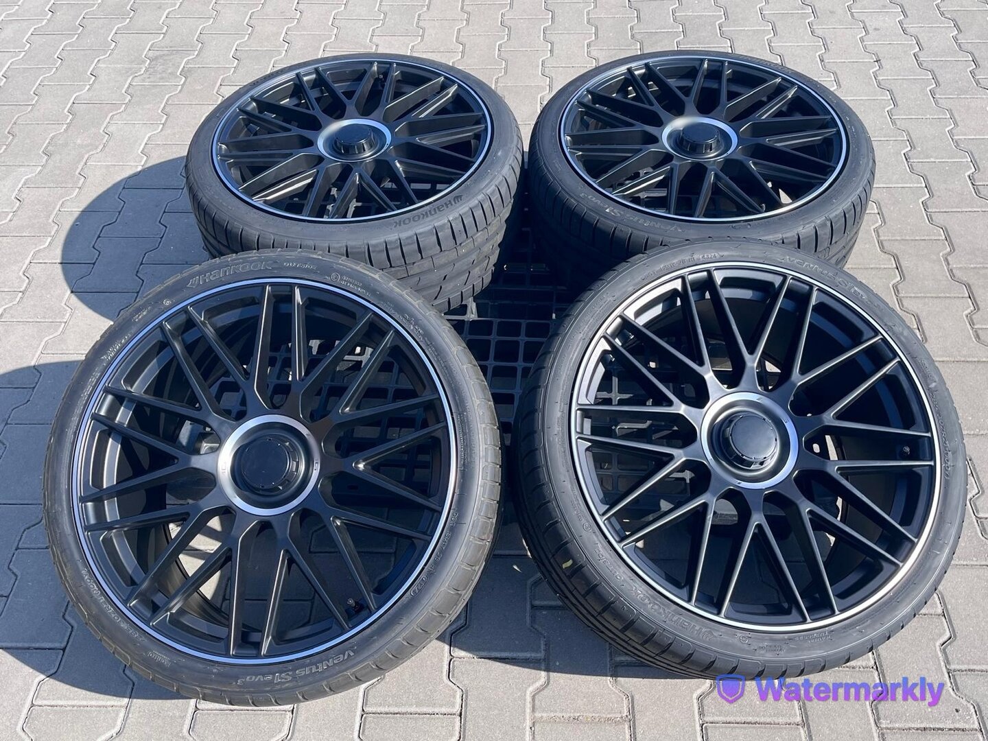 Model: Y0207 21" 9J ET30 + 10J ET40 5x112 BLHM + Hankook Ventus S1 Evo3 + TPMS - obrazek 2