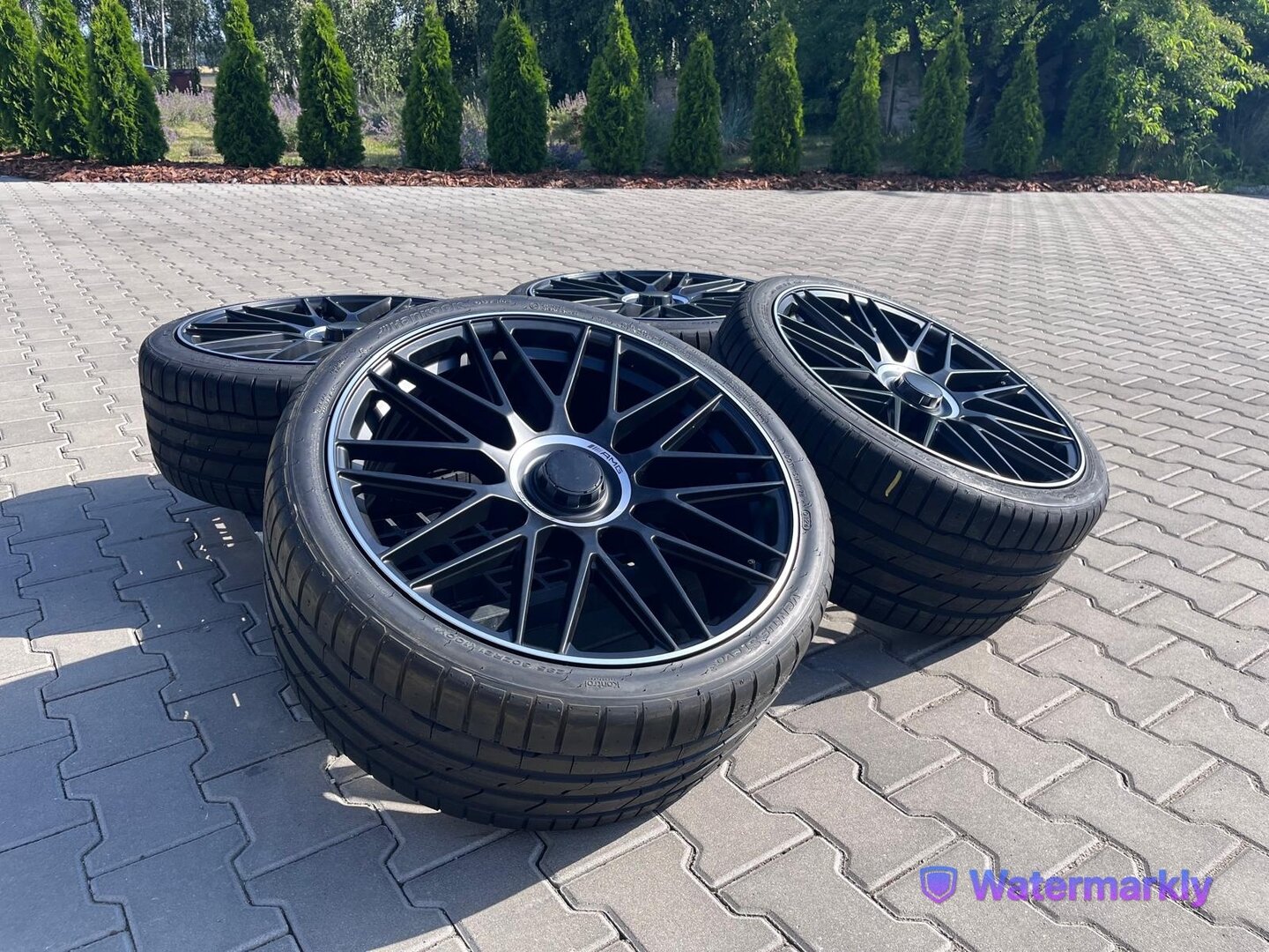 Model: Y0207 21" 9J ET30 + 10J ET40 5x112 BLHM + Hankook Ventus S1 Evo3 + TPMS - obrazek 7