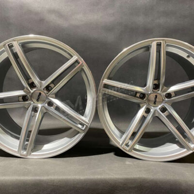 OEMS 120 19" 8,5J ET35+9,5J ET35 5x120 Machine Silver